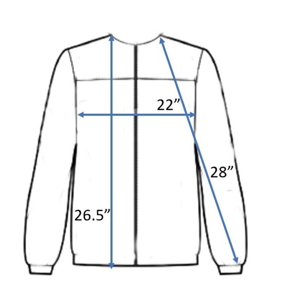 Merona Blue Ribbed Top/Jacket - XL - Picture 7 of 7